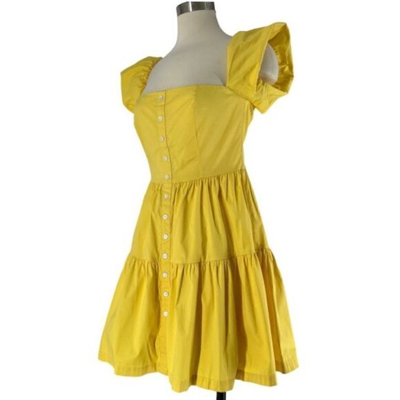 NWT STAUD Mini Elio Dress (Off Shoulder) - Picture 4 of 9